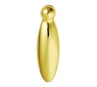 Kooples Hardware Pear Drop Covered Escutcheon - Traditional Keyhole Cover with Hinged Lid for Mortice Locks (Polished Brass)