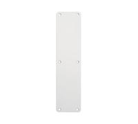 Kooples Hardware Plain Finger Plate Satin Anodised Aluminium Lightweight Door Protection for Commercial and Public Use (350mm x 75mm)