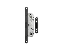Kooples Hardware Polaris 2XT Magnetic Bathroom Lock 35mm Backset with Adjustable Strikeplate - Modern Concealed Mortice Lock (Matt Black)