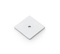 KOOPLES HARDWARE Quantock Square Backplate - 52mm, Satin Stainless Steel, Concealed Fixings, Modern Door Handle Base (Satin Chrome)