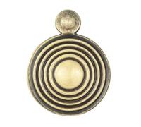 Kooples Hardware Queen Anne Covered Escutcheon Decorative Keyhole Cover with Hinged Lid Traditional Iron for Mortice Locks (Florentine Bronze)