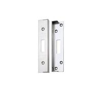Kooples Hardware Rebate Kit for UK Deadlocks Includes Reversible Rebates & Striker Plate Fits Rebated Timber Doors Mortice Dead Lock Accessory (Brass Finish/Anti Tarnish)