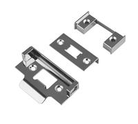 Kooples Hardware Rebate Set | Door Lock Rebate Kit for Double Rebate Timber Doors | Suitable for Sashlocks and Deadlocks | Easy Installation (Bright Stainless Steel)