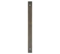 KOOPLES HARDWARE Rectangular Cabinet Pull Backplate - 160mm x 32mm, Solid Brass, Antique Finish, Traditional Drawer Handle Base (Antique Brass, 264x22x3mm)