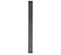 KOOPLES HARDWARE Rectangular Cabinet Pull Backplate - 160mm x 32mm, Solid Brass, Antique Finish, Traditional Drawer Handle Base (Dark Bronze PVD, 264x22x3mm)