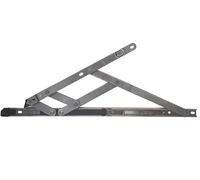 Kooples Hardware Restrictor Friction Stay Window Hinge with Built-in Opening Limiter for Safety and Ventilation Control (Stack Height -16.5mm, 616mm)