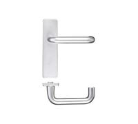 KOOPLES HARDWARE Return to Door Lever Latch Handle 178mm x 44mm Backplate for Internal Doors - DDA Compliant Ergonomic Lever Design - Safe Non-Snag Profile - Fixings Included