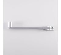 Kooples Hardware Roller Arm Stay - Adjustable Window Support Arm - Casement and Fanlight Stay for Timber Frames (Satin Chrome)