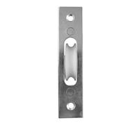 Kooples Hardware Sash Roller with Rectangular Plate Smooth Wheel Pulley for Timber Windows (Zinc Plate)