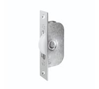 Kooples Hardware Sash Window Axle Pulley - Square Forend - Nylon Wheel Pulley for Timber Sliding Sash Frames (Polished Chrome)