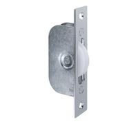 Kooples Hardware Sash Window Axle Pulley - Square Forend with Nylon Wheel - Smooth Sliding for Timber Sash Windows (Satin Chrome, 117x25mm)