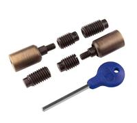 Kooples Hardware Sash Window Stop - Security Restrictor for Sliding Timber Frames - Traditional Safety Lock (Antique Brass)