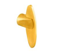 Kooples Hardware Shaped Disabled Lever Thumbturn to Suit Cylinder Accessible Internal Turn for Euro Profile Lock - Ergonomic Handle Design (Polished Brass)