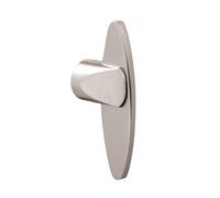 Kooples Hardware Shaped Disabled Lever Thumbturn to Suit Cylinder Accessible Internal Turn for Euro Profile Lock - Ergonomic Handle Design (Satin Chrome)