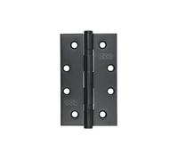 Kooples Hardware Slim Knuckle Bearing Hinge - Grade 201 Stainless Steel, Quiet Smooth Action Door Hinge, Pair with Screws (Matt Black)