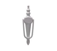 Kooples Hardware Slim Nu Victorian Urn Large Door Knocker Without Spyhole Face Fix - Traditional Brass Front Door Knocker in Slimline Urn Style - Fixings Included (White)