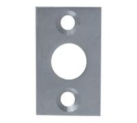 "Kooples Hardware Small Bolt Forend - Polished Chrome & Electro Brass Chrome Finish - Premium Door Lock Faceplate for Internal Doors - Durable & Stylish" (Polished Chrome)