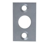 "Kooples Hardware Small Bolt Forend - Polished Chrome & Electro Brass Chrome Finish - Premium Door Lock Faceplate for Internal Doors - Durable & Stylish" (Electro Brass)