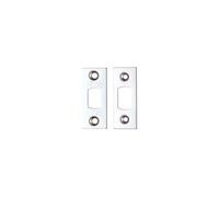 Kooples Hardware Spare Accessory Pack for Heavy Duty Tubular Deadbolts - Replacement Fixings, Strike Plate & Dust Box (PVD Nickel)
