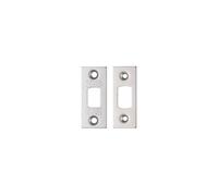 Kooples Hardware Spare Accessory Pack for Heavy Duty Tubular Deadbolts - Replacement Fixings, Strike Plate & Dust Box (Satin Stainless)