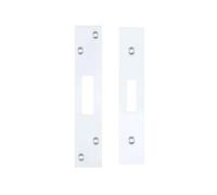 Kooples Hardware Spare Accessory Pack for UK Deadlocks - Forend, Strike Plate & Fixing Screws (Polished Chrome)