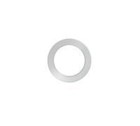 Kooples Hardware Spare Screw-On Rose Pack - 50mm x 8mm Aluminium Cover - for ZPA Lever on Rose - Pair - CP SC MB Finishes (Satin Chrome)