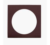 Kooples Hardware Spare Square Rose Pack for Turn & Release - 50mm x 8mm - Screw-On - Replacement for ZPZ Privacy Sets - Pair (Etna Bronze)