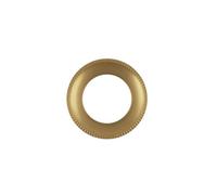 KOOPLES HARDWARE Spare Tempo Lever Round Rose Pack - 50mm x 10mm - Screw-On Zinc Rose Covers - Pair - for RMSR01 Tempo Handles (Antique Brass)