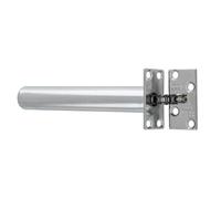 Kooples Hardware Square Concealed Chain Spring Door Closer Hidden Fit Internal Use Smooth Self-Closing Mechanism Slim Profile - Fixings Included (Polished Chrome)
