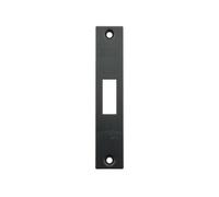Kooples Hardware Square Forend, Strike Plate & Escutcheon Pack Compatible with ZFB02 Series Fire Brigade Mortice Lock - FB2 Key Profile (PVD Black)