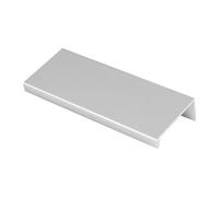 KOOPLES HARDWARE Squared Edge Pull - Sleek Cabinet Handle for Modern Kitchens, Wardrobes & Furniture Drawers (Polished Chrome, 100mm)