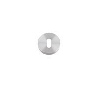Kooples Hardware Standard Profile Escutcheon - 52mm Round Rose - Grade 316 Stainless Steel - Keyhole Cover for Mortice Locks - Concealed Fixings - Fixings Included