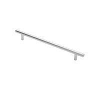 KOOPLES HARDWARE Steel T-Bar Handle Cabinet Pull for Kitchen Drawer Cupboard Wardrobe (Polished Chrome, 224mm)