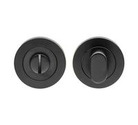 Kooples Hardware SWL Disabled Thumbturn for Bathroom WC Door - DDA Compliant Privacy Turn Without Indicator (Matt Black)