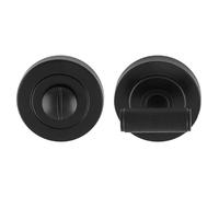 Kooples Hardware Syntax Turn and Release for Bathroom WC Door Contemporary Brushed Finish Privacy Set (Matt Black)