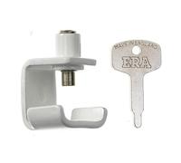 Kooples Hardware Transom Lock White Finish Secure Window Fastener for Top-Hung and Awning Windows (Bagged)