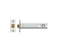 Kooples Hardware Tubular Latch 152mm for Mortice Knobs - 45° Turn Architectural Latch with SSS Forend - 127mm Backset Heavy Duty Internal Door Latch - Fixings Included