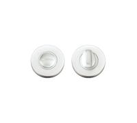 Kooples Hardware Turn and Release Satin Chrome Privacy Lock Thumbturn Set 5mm Spindle