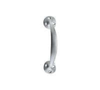 KOOPLES HARDWARE Victorian Bow Handle - 6 Inch - Traditional Cabinet or Drawer Pull - Antique Style Iron Handle for Furniture and Doors (Satin Chrome)