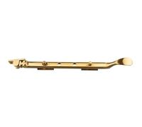 Kooples Hardware Victorian Casement Stays - Decorative Window Arms with Pins - Traditional Style Fastener for Timber Frames (Satin Brass, 300mm)