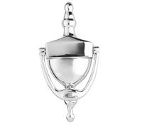 Kooples Hardware Victorian Urn Door Knocker Solid Brass Traditional Front Feature Decorative Surface Mounted Entrance Fitting (Polished Chrome, 152mm)