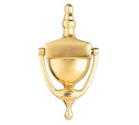 Kooples Hardware Victorian Urn Door Knocker Solid Brass Traditional Front Feature Decorative Surface Mounted Entrance Fitting (Polished Brass, 152mm)