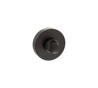 KOOPLES HARDWARE WC Turn & Release on Round Rose - Bathroom Door Thumbturn with Emergency Release (Urban Dark Bronze)