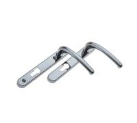 KOOPLES HARDWARE Windsor Unsprung Lever Inline Door Handle Durable Metal Polished Finish Comfortable Grip Easy Installation (Hardex Chrome)