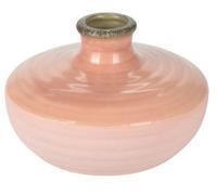 Koopman Large Wide Ceramic Flower Vase Rustic Display Vase (Orange)