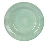 Koopman Soup Plates Pasta Bowls Stoneware Round 8.5” Deep Dinner Plate Large Bowl for Serving Salad Soup Noodles Tableware Dishwasher & Microwave Safe, Pastel (Green)