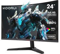 Koorui 24" FHD 180Hz Curved Gaming Monitor (24E6CA)