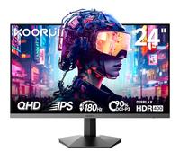 KOORUI 24 Inch QHD Gaming Monitor, 1440p 180Hz Fast IPS, 1ms, Adaptive Sync, VESA Mountable, HDMI/DP
