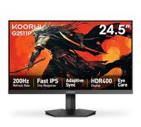 KOORUI 25 Inch Gaming Monitor, 200Hz, VA, 1ms, HDR 400, Full-HD 1080P, Adaptive Sync, VESA Mountable, HDMI/DP, Tilt Adjustable