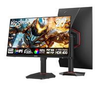 KOORUI 27 Inch 320Hz Gaming Monitor, QHD 1440P, Fast IPS, 1ms, HDR400, Adaptive Sync, Eye Care, 99% sRGB, Height Adjustable, Pivot, HDMI 2.1 & DP 1.4, VESA, PIP/PBP, PC/PS5/Xbox Gaming Monitor G2721E